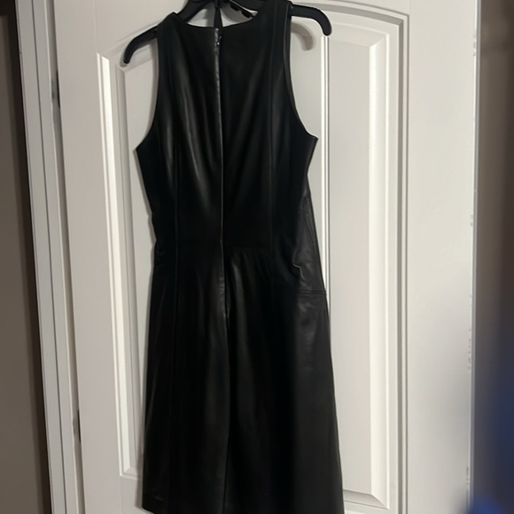 Leather black dress - Picture 4 of 4